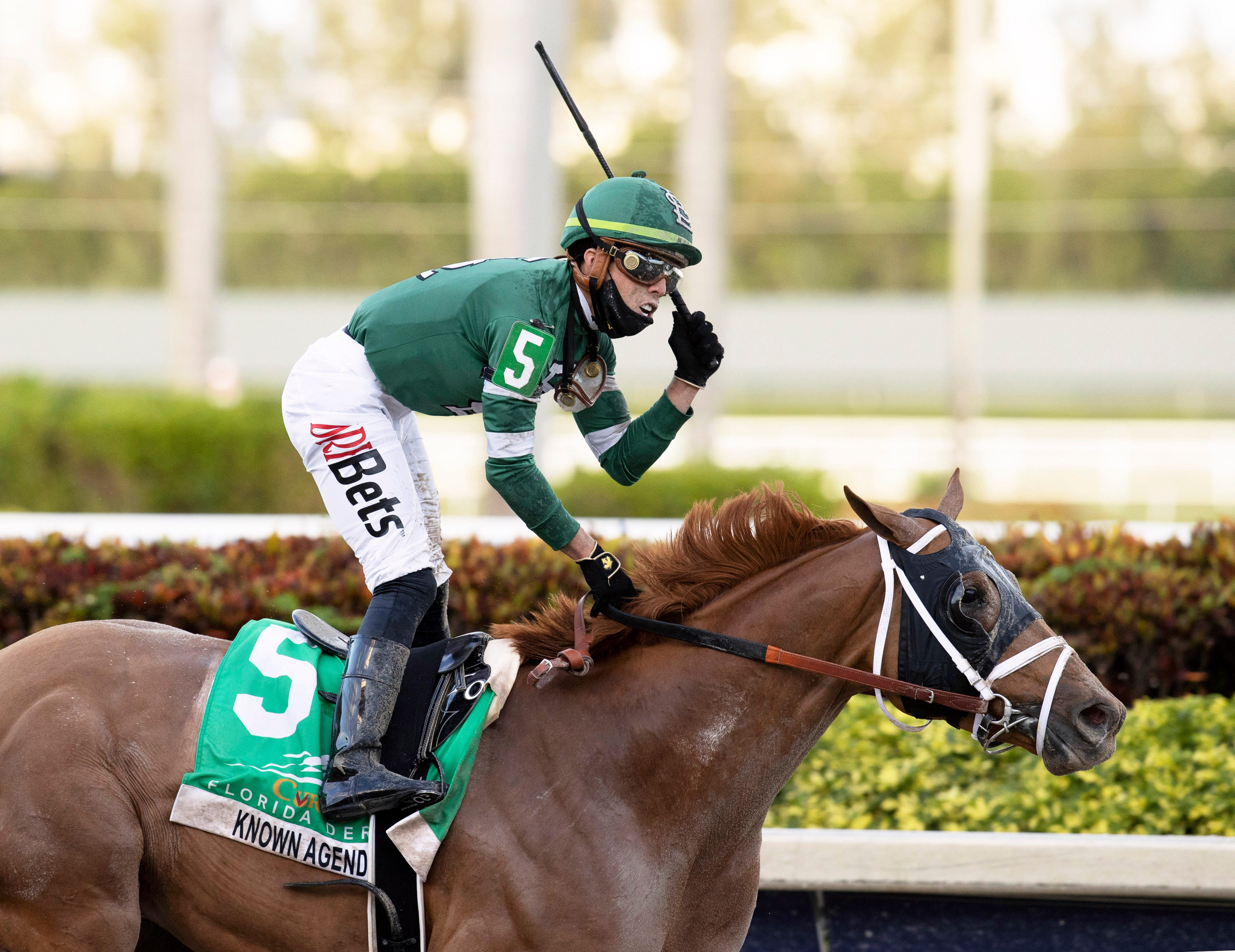 Known Agenda storms home to score emphatic Florida Derby victory